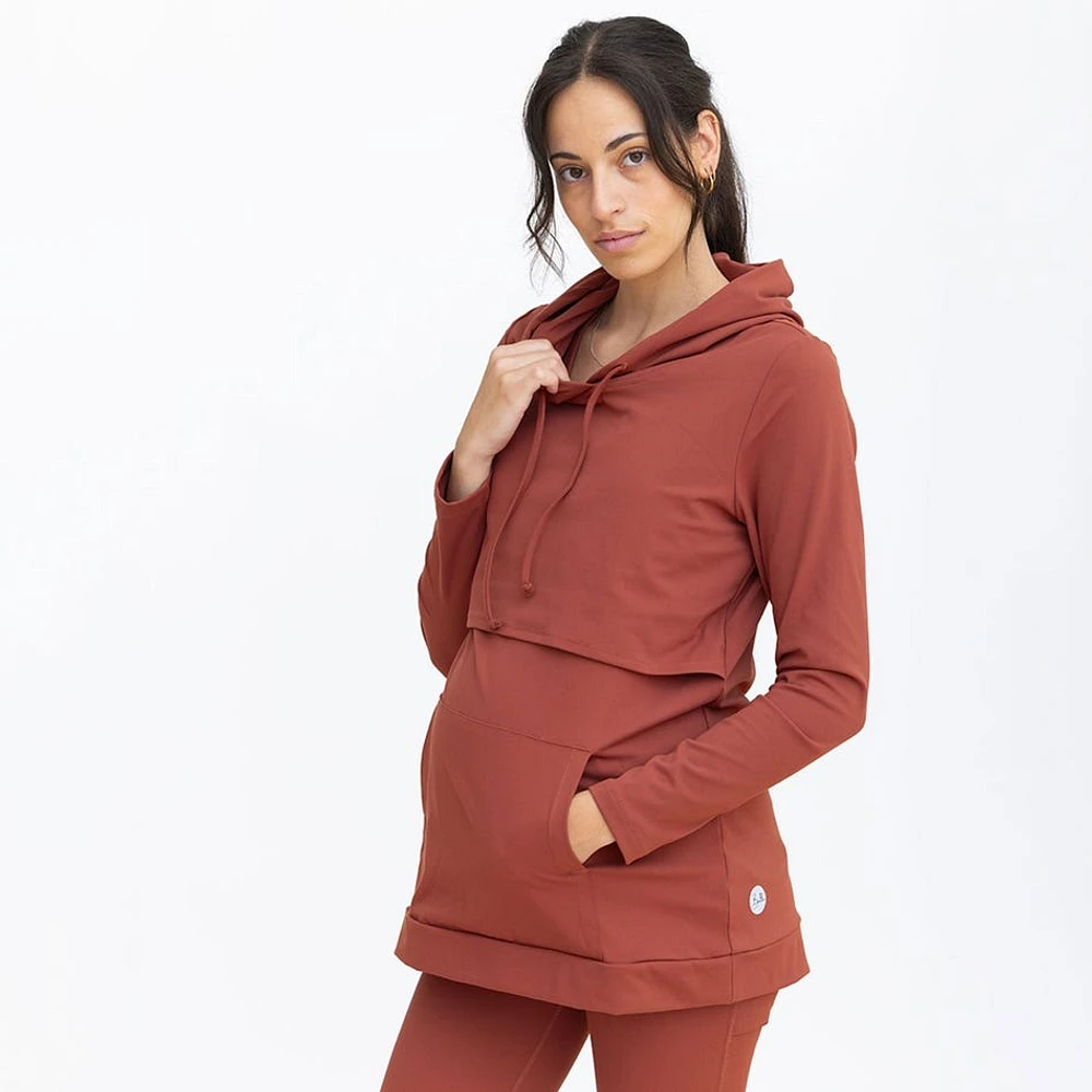 Athletic Maternity Hoodie