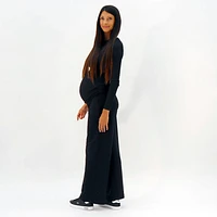 Black Classic Maternity Pants