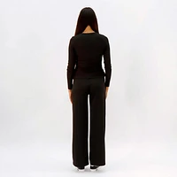 Black Classic Maternity Pants