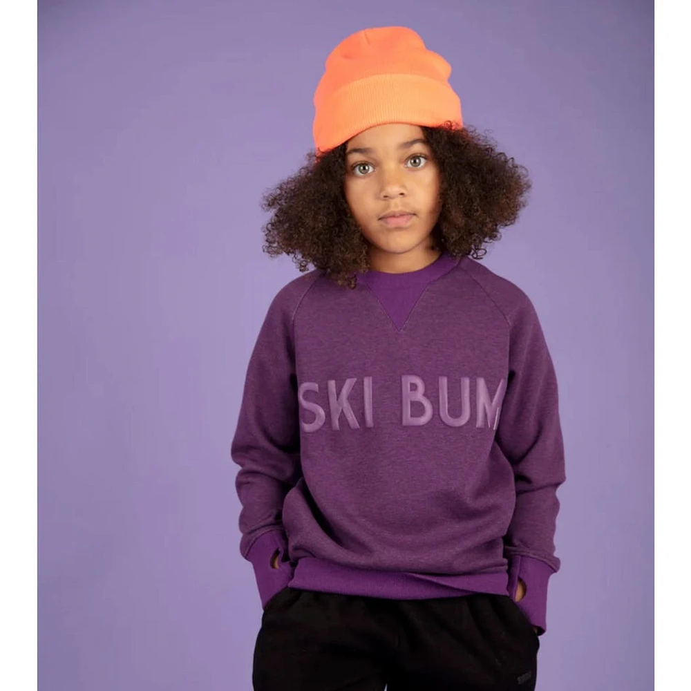 SkiBum Sweater Purple 2-12y