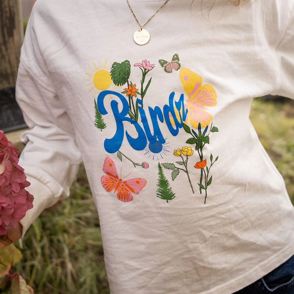 Fall Flowers T-shirt 3-14y