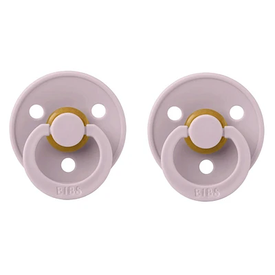 Pacifier Bibs 0-6m Set of 2 - Lilac (Size 1)
