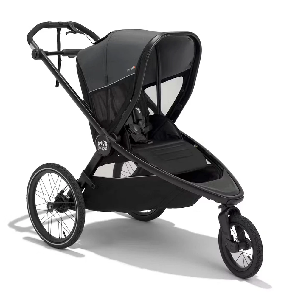 Baby Jogger City Prix jogger x bike trailer - Ambition Black