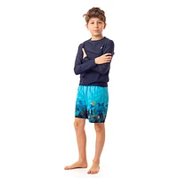 T-Shirt Maillot UV Manches Longues Uni 7-10ans