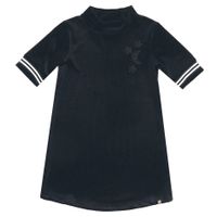 Stars Short Velvet Dress 2-6y