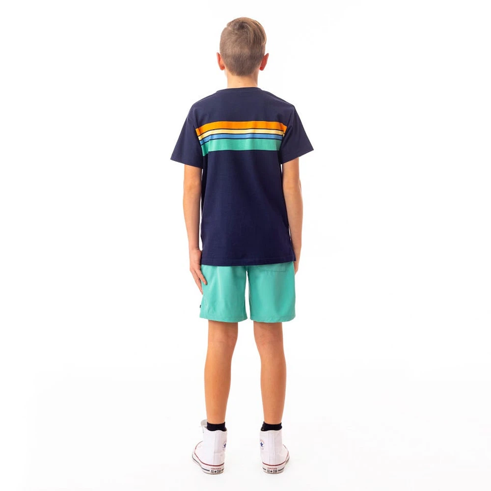 T-Shirt Henley Méditerranée 7-12ans