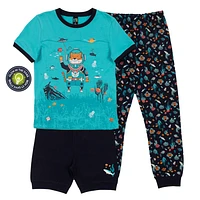 Tiger 3 Pieces Pajamas 2-6y