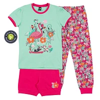 Flamingo 3 Pieces Pajamas 7-12y