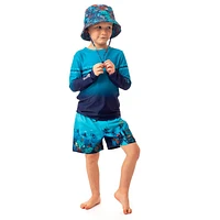 Frogs Long Sleeves UV Rashguard 2-6y