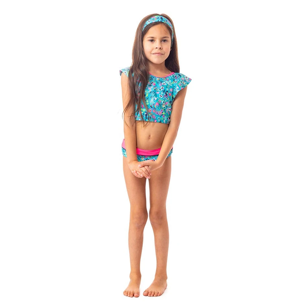 Bikini Volants UV Oiseaux 3-6ans