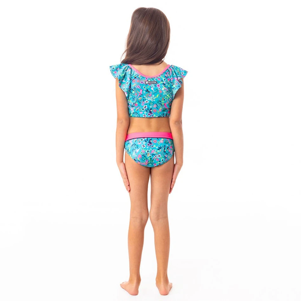 Bikini Volants UV Oiseaux 3-6ans