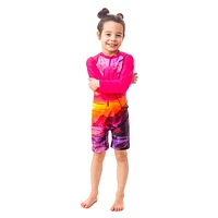 Beach UV Long Sleeves Swimsuit 2-4y