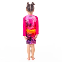 Beach UV Long Sleeves Swimsuit 2-4y