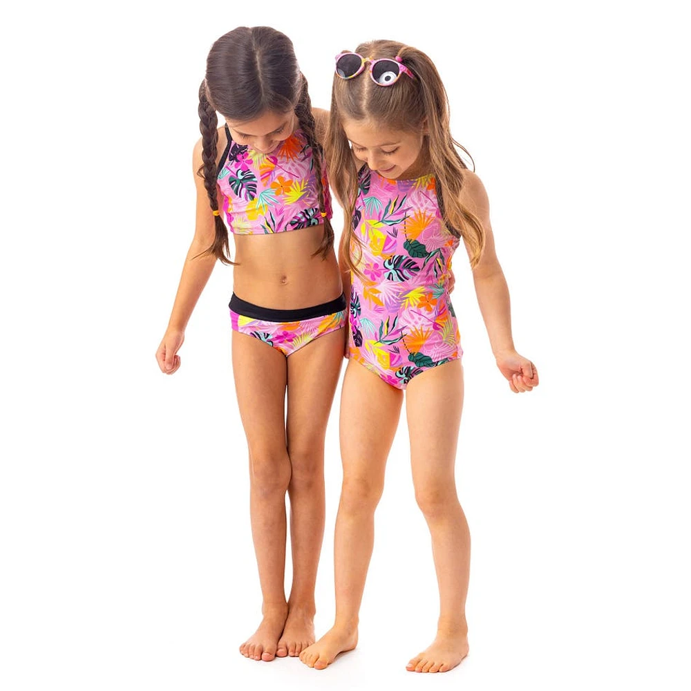 Maillot UV Hibiscus 3-6ans