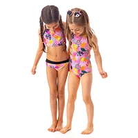 Maillot UV Hibiscus 3-6ans