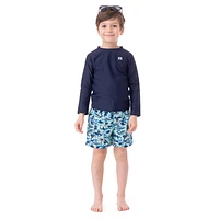 T-Shirt Maillot UV Manches Longues Uni 2-6ans