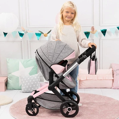 Stroller For Doll - Grey