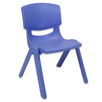 Chaise Plastique- Bleue