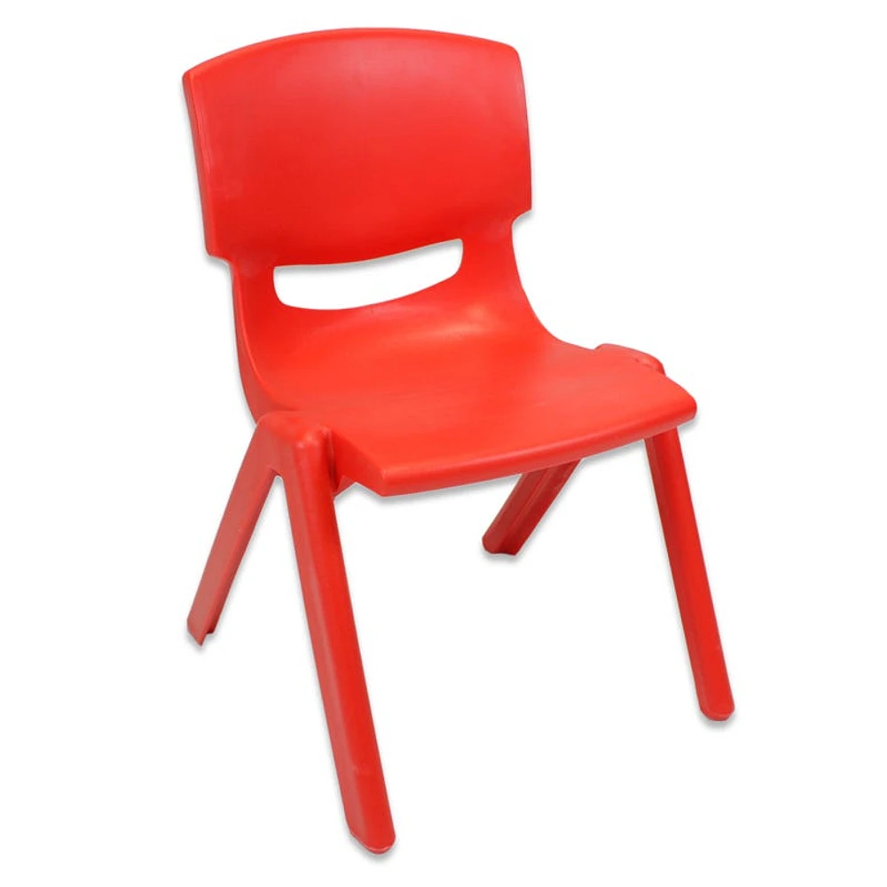 Chaise Plastique- Rouge