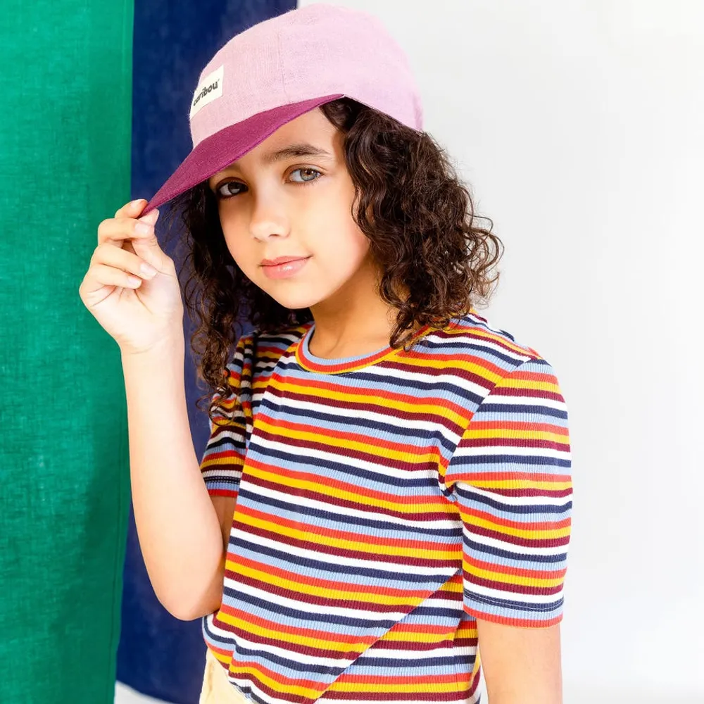 Casquette Duo Aubergine 2-12ans