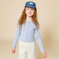 Indigo Solid Cap 2-12y