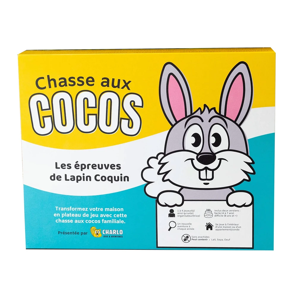 Easter egg hunt box- Games and chocolates