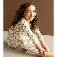 Floral Modal Pajamas 2-8y