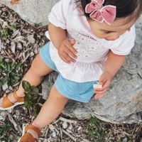 Flower Peplum T-shirt 3-24m