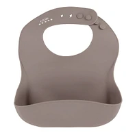 Silicone Bib  - Fog