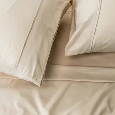 Double Bed Sheets - Beige