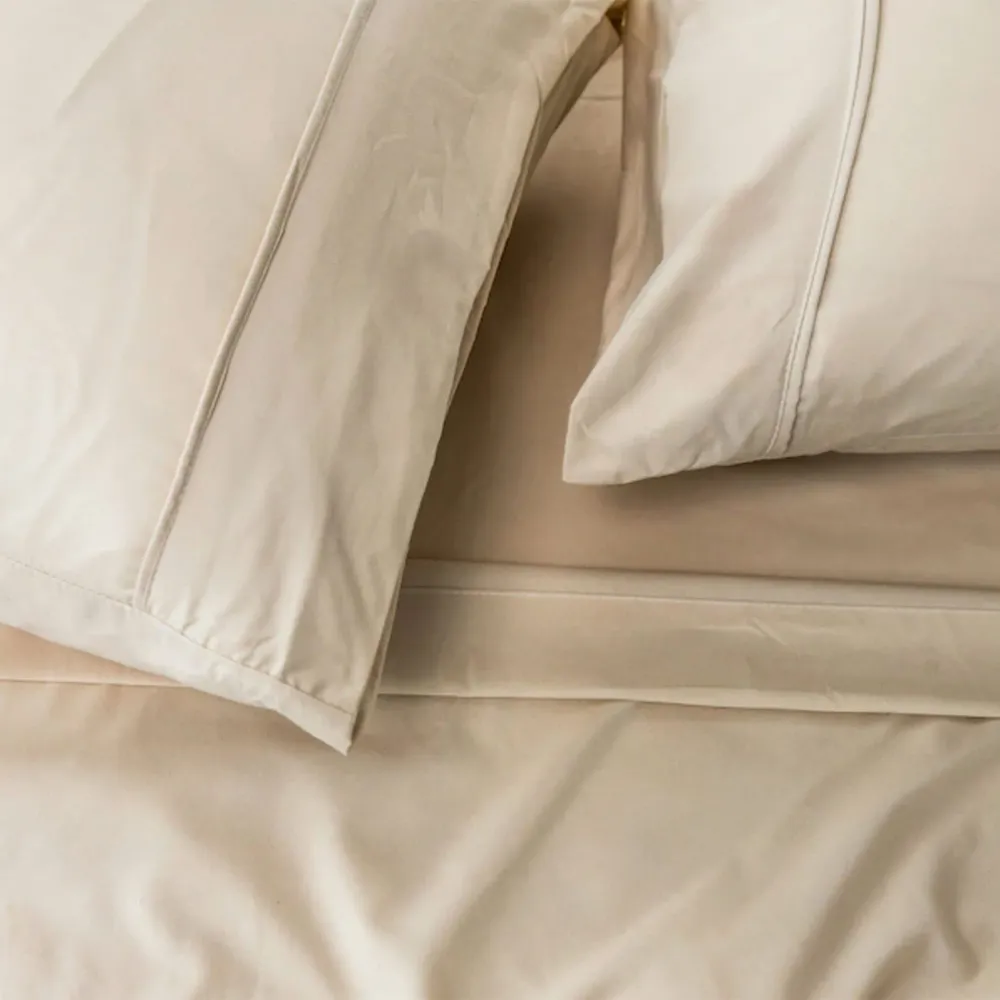 Twin Bed Sheets - Beige