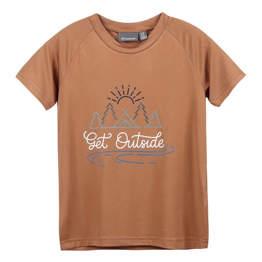 T-Shirt Imprimé Get Outside 4-8ans