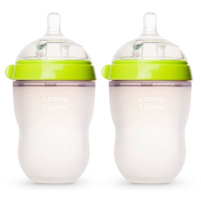 Squeezable Natural Flowing Bottle 8oz Set of 2
