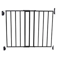 Top of Stairs Expanding Metal Gate - Black