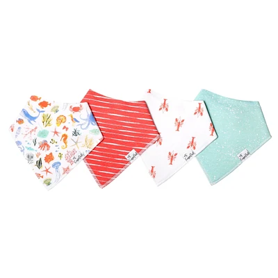 Baby Bandana Bibs Set of 4 - Nautical