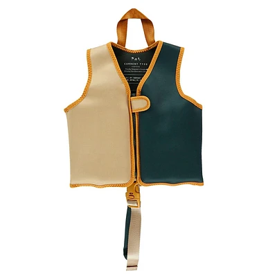 Colorblock Teal Swim Vest 1-6y