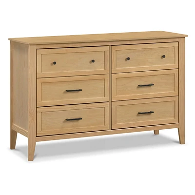 Sawyer Farmhouse 6-Drawer Dresser - Honey