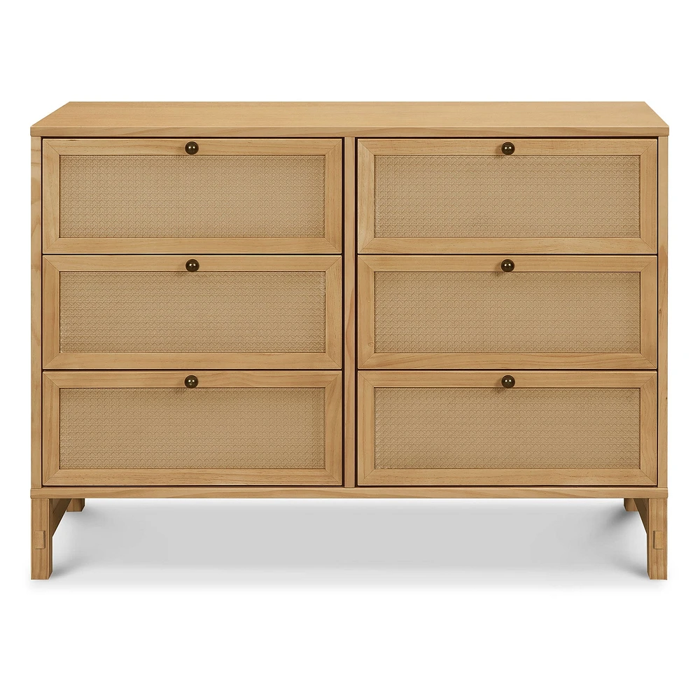 Margot 6-Drawer Dresser - Honey