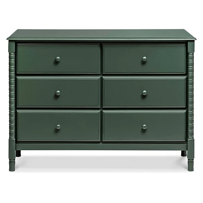 Commode 6 Tiroirs Jenny Lind Spindle - Vert