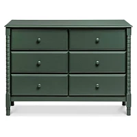 Commode 6 Tiroirs Jenny Lind Spindle - Vert