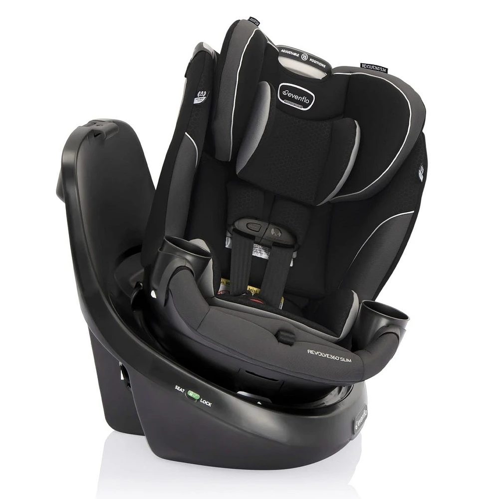 Revolve360 Slim 2-in-1 Rotational Car Seat - Canton Black