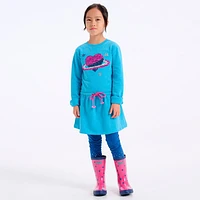 Robe Coeur Scintillant 3-8ans