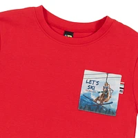 School Pocket T-Shirt 2-12y