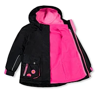 Ensemble Extérieur 3-en-1 Fuschia 3-6ans