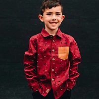 Mountain printed Shirt 2-8y