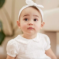 Eyelet Dress Set 3-24m