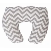 Baby Sitter Nursing Pillow Slipcover - Gray Chevron