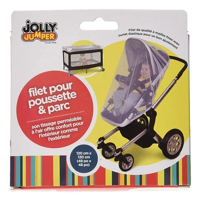 Filet Protecteur pour Poussette Simple et Parc