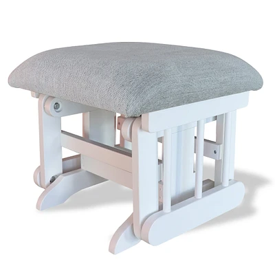 Tabouret blanc tissu OX60