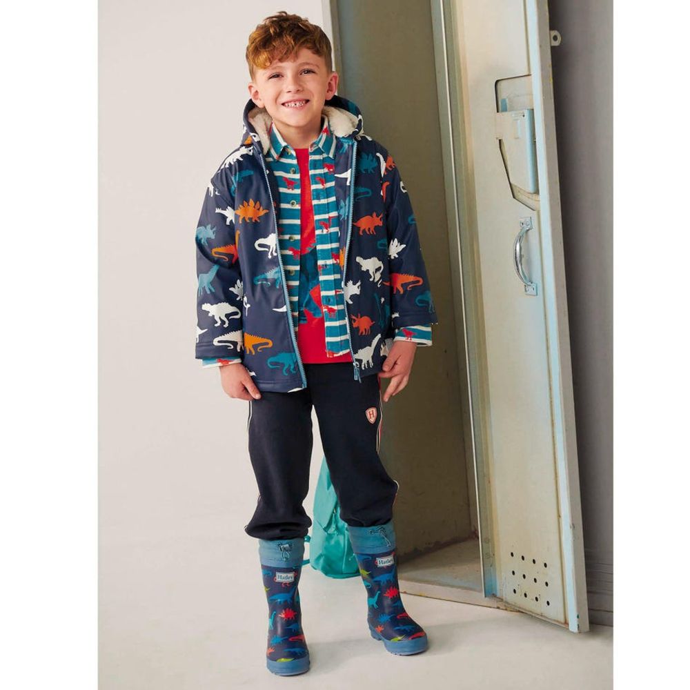 Dino Silhouette Rain Boots 5-3